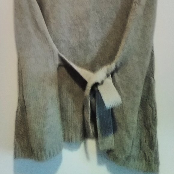 NEW YORK & COMPANY Sleeveless Cardigan with Belt - Picture 6 of 6